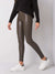 Stylische Leggings aus Kunstleder mit hoher Taille S-XL - Swytmode