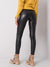 Stylische Leggings aus Kunstleder mit hoher Taille S-XL - Swytmode