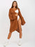Trendiger Cardigan mit weitem Schnitt und Stricklochmuster - Swytmode