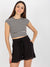Damenshorts mit Spitze - Damenshorts aus Viskose - Damenshorts mit hoher Taille - Swytmode