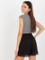 Damenshorts mit Spitze - Damenshorts aus Viskose - Damenshorts mit hoher Taille - Swytmode