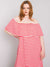 Kleid mit Streifen schulterfrei Plus Size xL-4XL - Swytmode