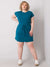 Damenkleid Plussize - Damentunika Plussize - Sommerkleid in Plussize Damenkleid mit Gürtel in Plussize - Shirtkleid Plussize - Swytmode