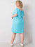 Kleid mit Streifen schulterfrei Plus Size xL-4XL - Swytmode