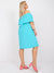 Kleid mit Streifen schulterfrei Plus Size xL-4XL - Swytmode