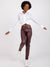 Stylische Leggings aus Kunstleder mit hoher Taille S-XL - Swytmode