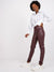 Stylische Leggings aus Kunstleder mit hoher Taille S-XL - Swytmode